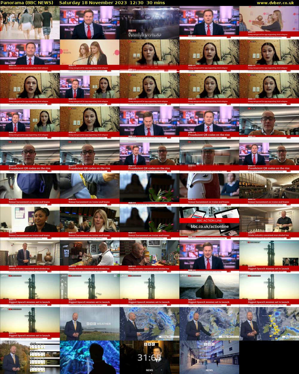 Panorama (BBC NEWS) Saturday 18 November 2023 12:30 - 13:00