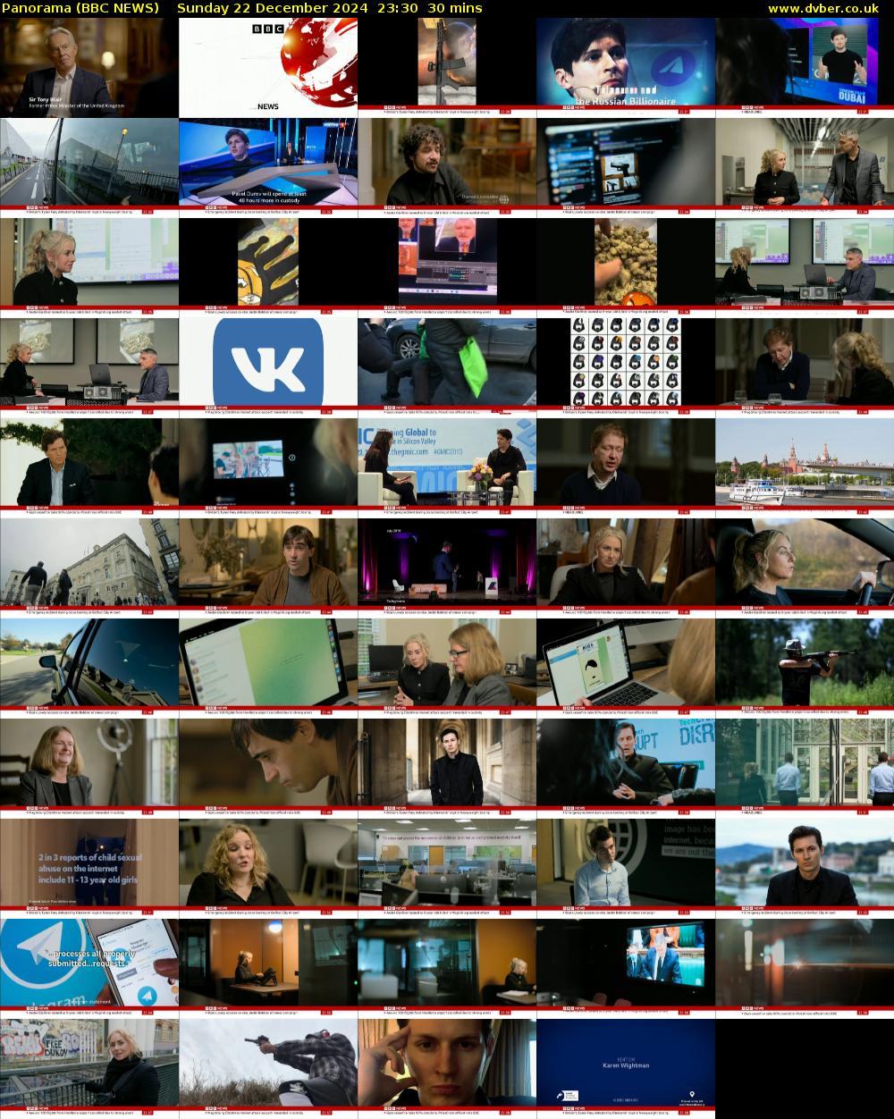 Panorama (BBC NEWS) Sunday 22 December 2024 23:30 - 00:00