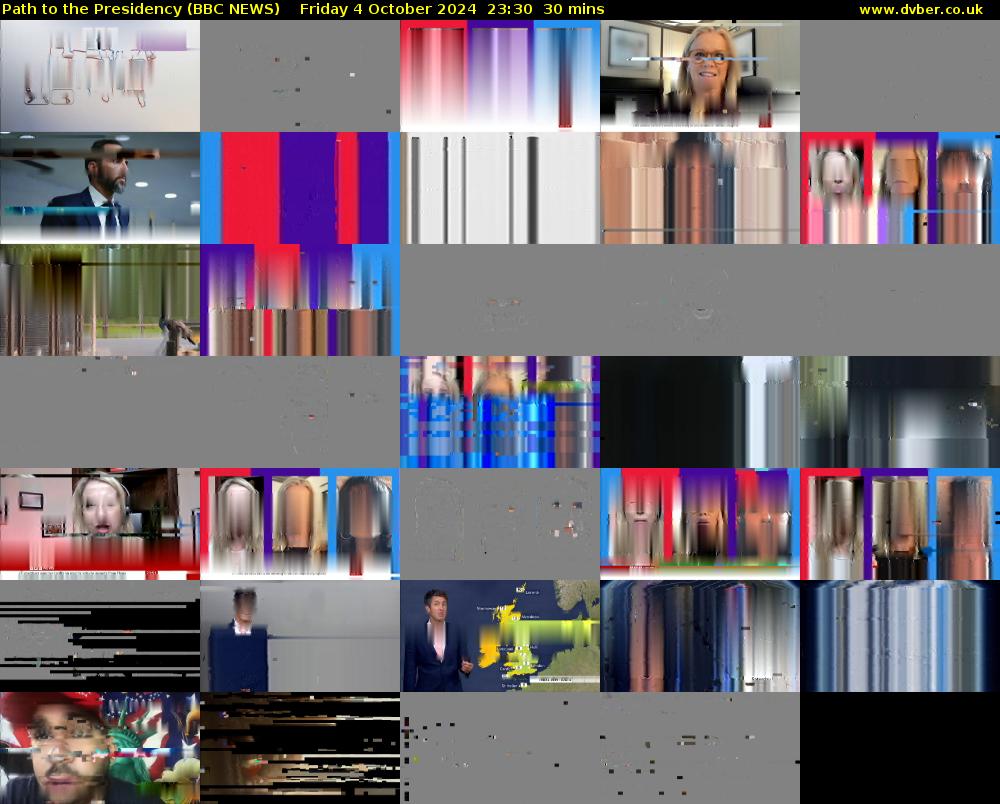 Path to the Presidency (BBC NEWS) Friday 4 October 2024 23:30 - 00:00