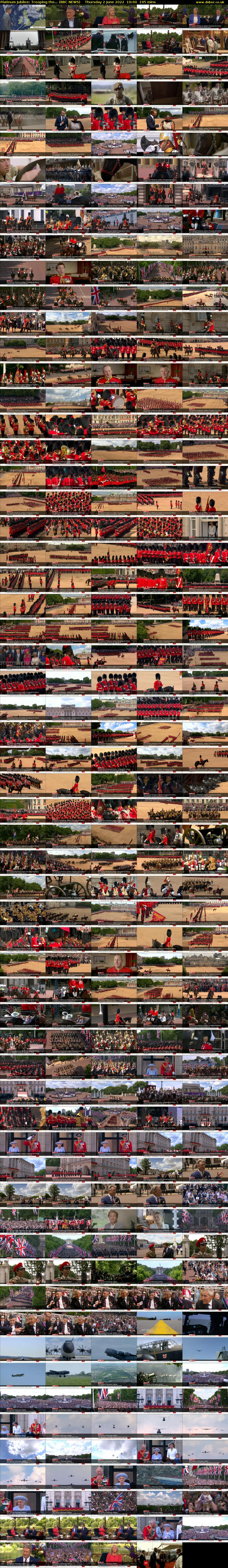 Platinum Jubilee: Trooping the... (BBC NEWS) Thursday 2 June 2022 10:00 - 13:15