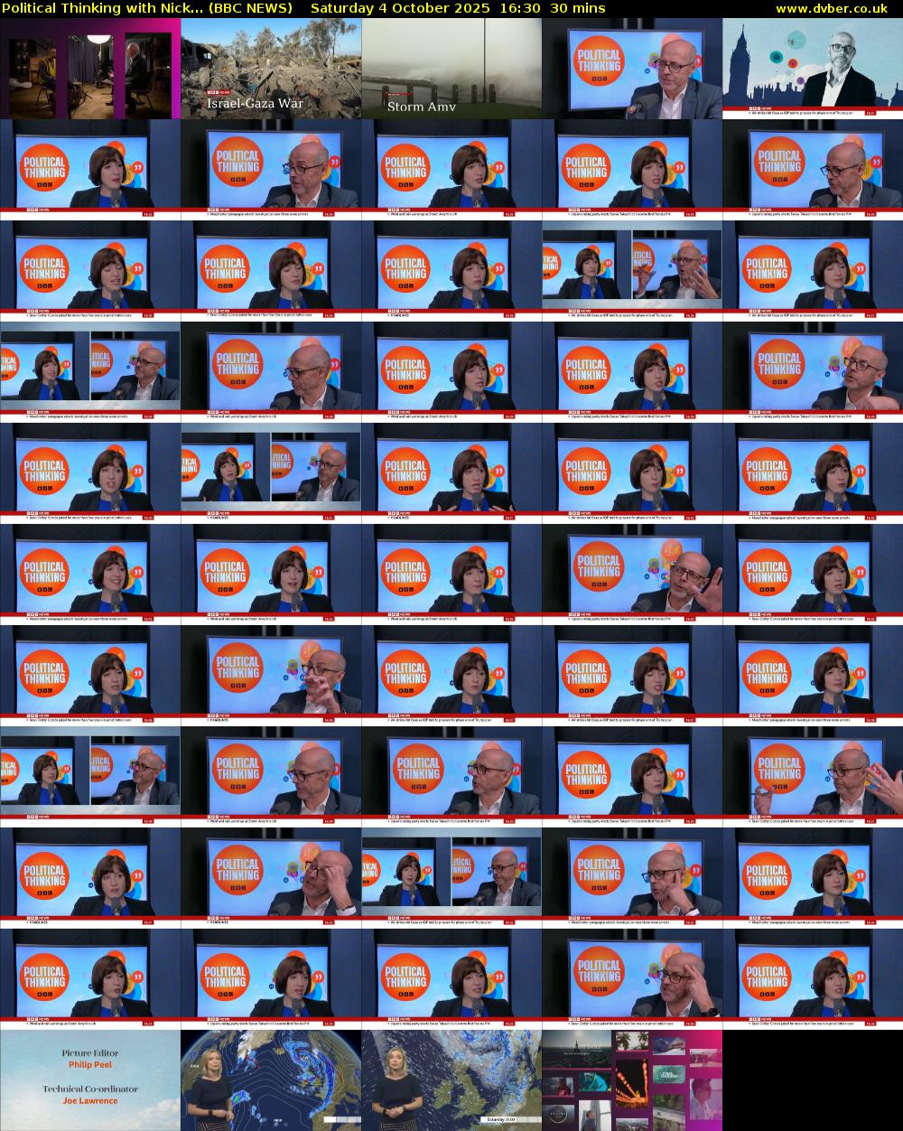 Political Thinking with Nick... (BBC NEWS) Saturday 4 October 2025 16:30 - 17:00