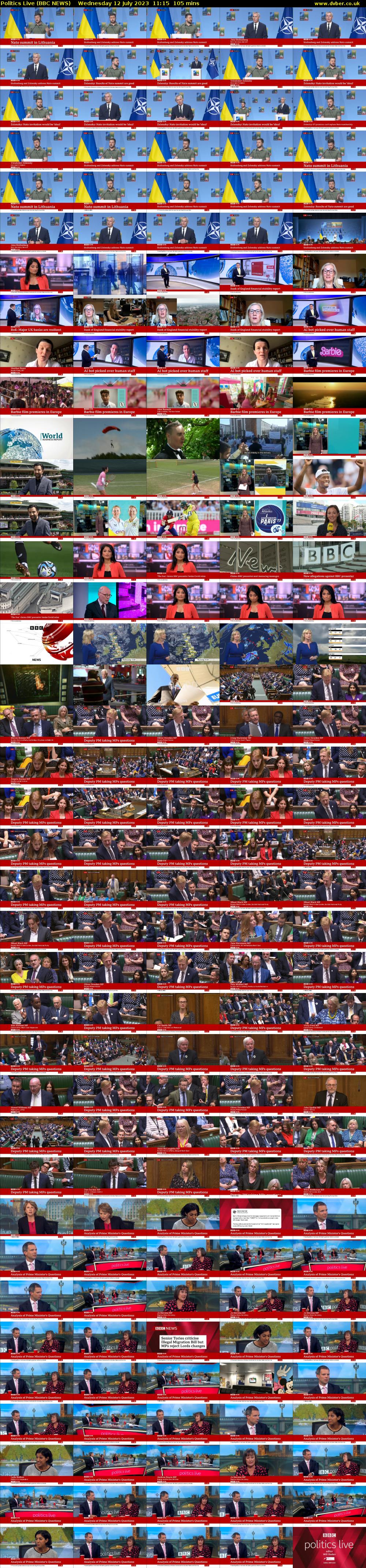 Politics Live (BBC NEWS) Wednesday 12 July 2023 11:15 - 13:00