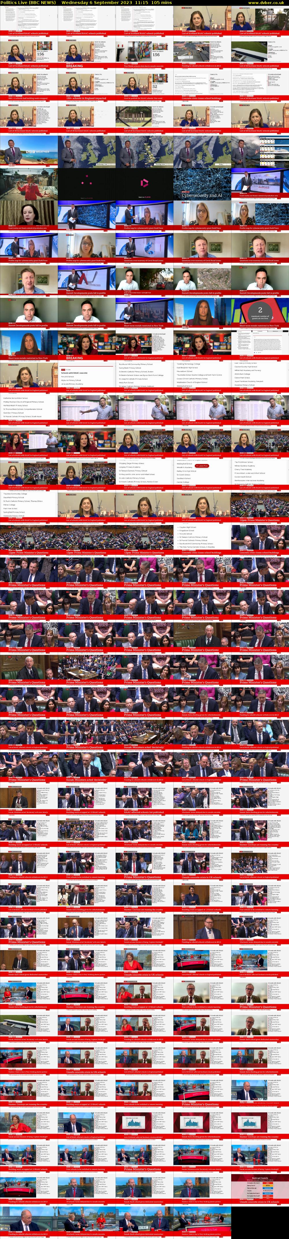 Politics Live (BBC NEWS) Wednesday 6 September 2023 11:15 - 13:00