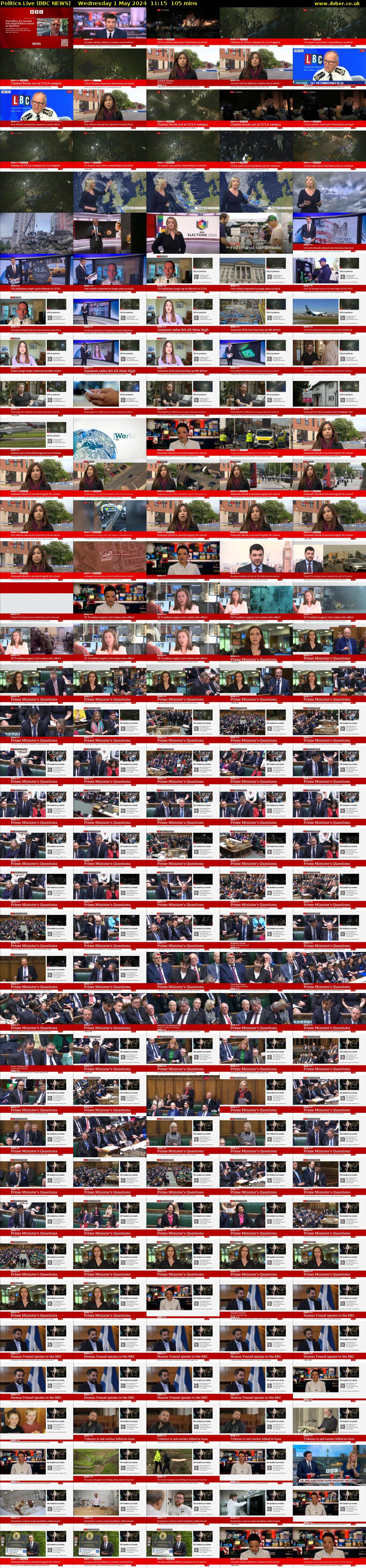 Politics Live (BBC NEWS) Wednesday 1 May 2024 11:15 - 13:00