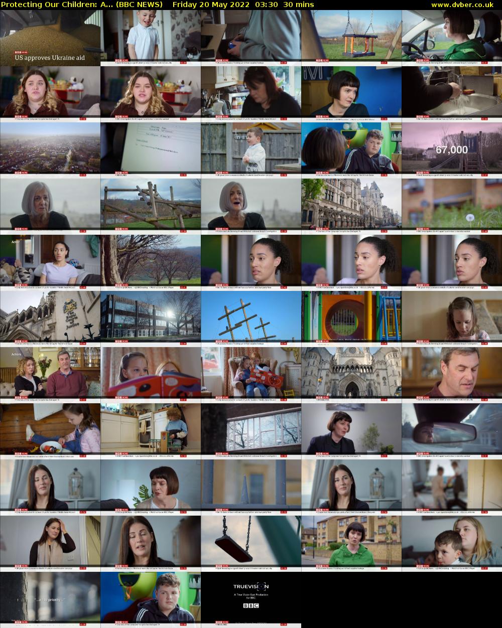 Protecting Our Children: A... (BBC NEWS) Friday 20 May 2022 03:30 - 04:00