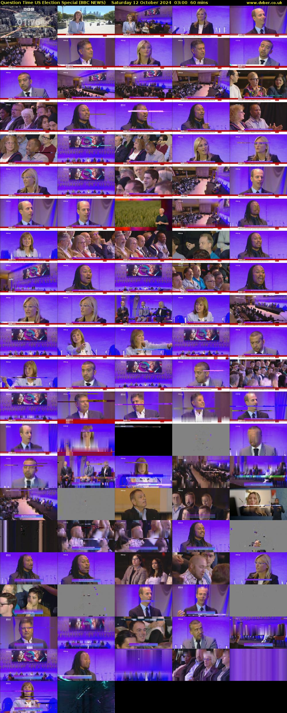 Question Time US Election Special (BBC NEWS) Saturday 12 October 2024 03:00 - 04:00