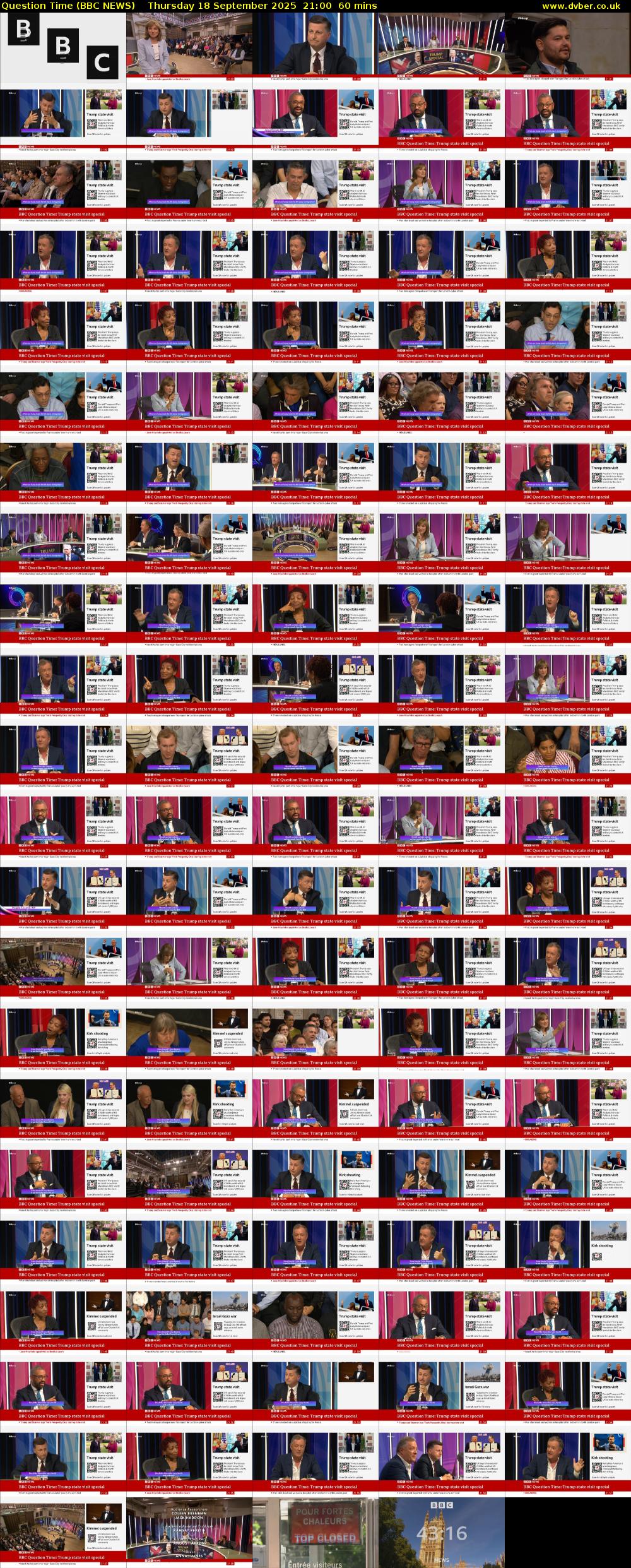 Question Time (BBC NEWS) Thursday 18 September 2025 21:00 - 22:00