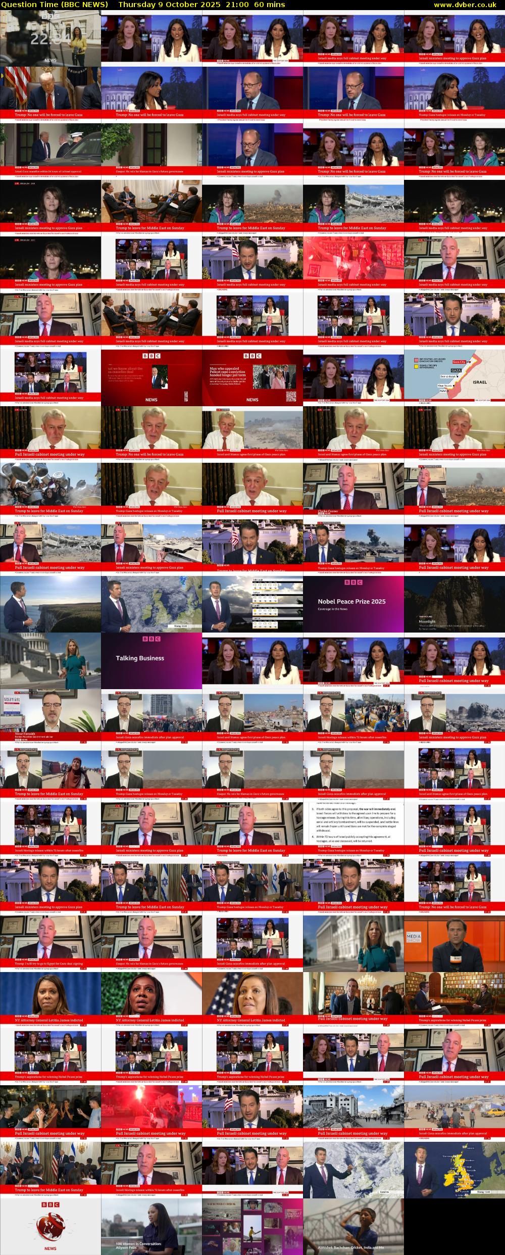 Question Time (BBC NEWS) Thursday 9 October 2025 21:00 - 22:00