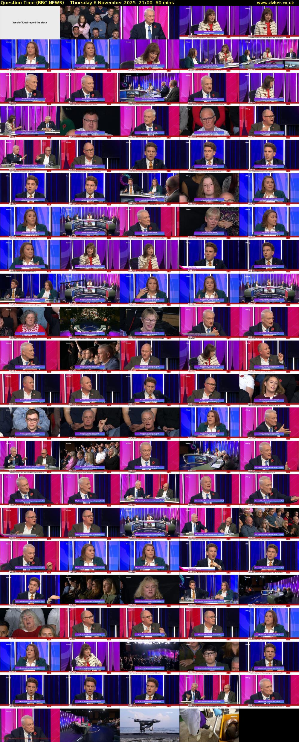 Question Time (BBC NEWS) Thursday 6 November 2025 21:00 - 22:00