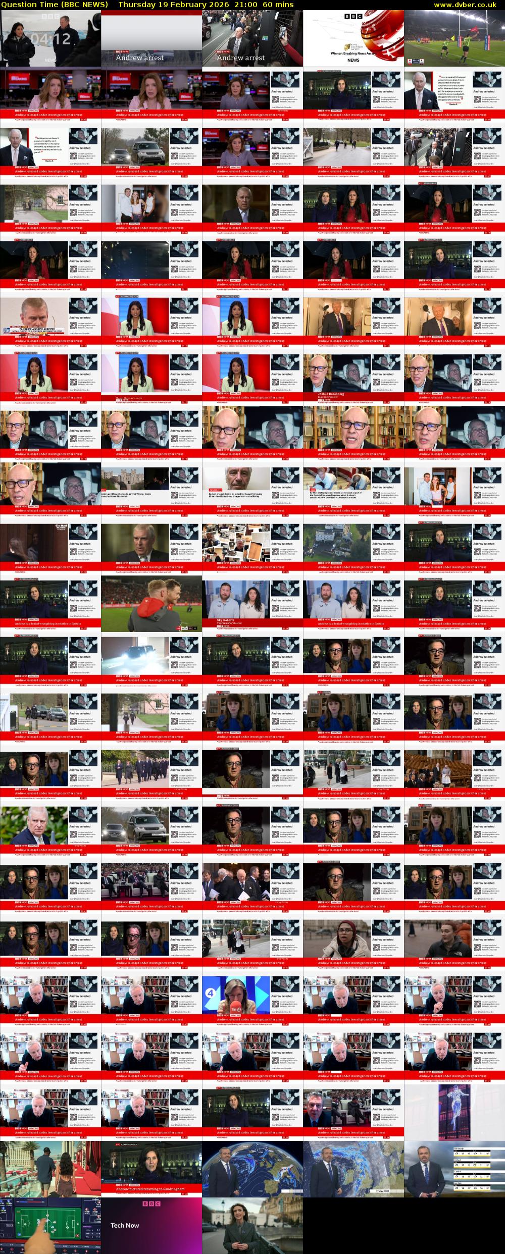 Question Time (BBC NEWS) Thursday 19 February 2026 21:00 - 22:00