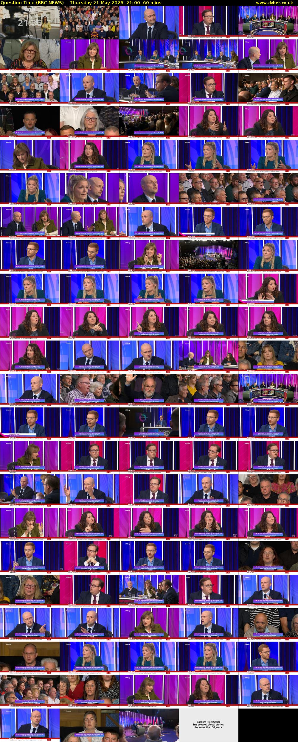 Question Time (BBC NEWS) Thursday 21 May 2026 21:00 - 22:00
