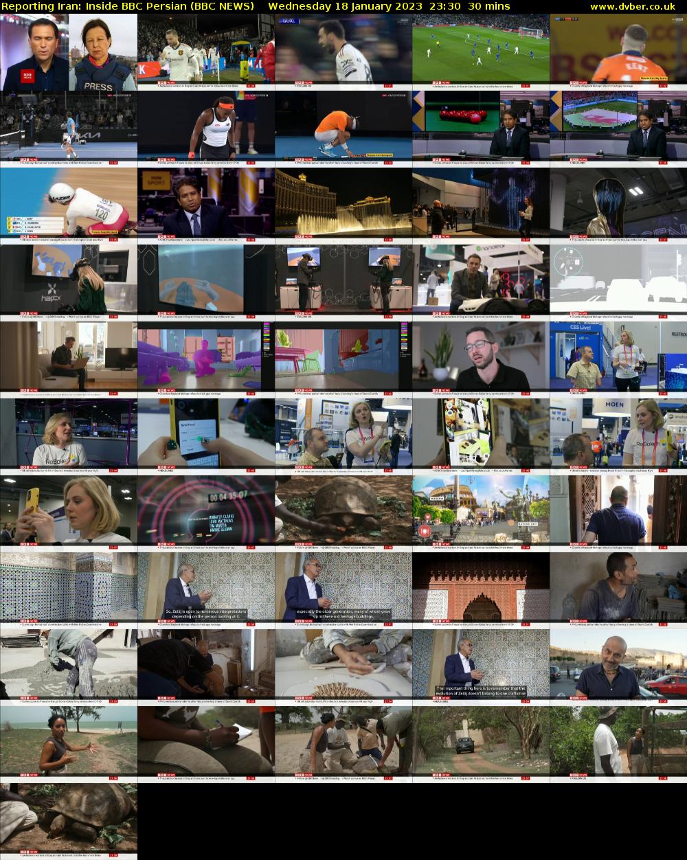 Reporting Iran: Inside BBC Persian (BBC NEWS) Wednesday 18 January 2023 23:30 - 00:00