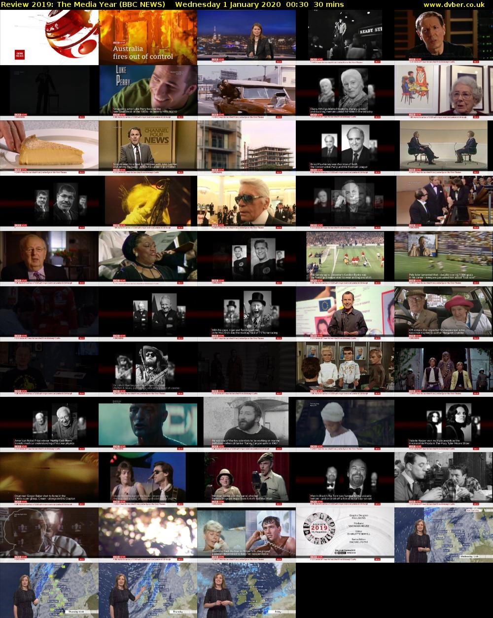 Review 2019: The Media Year (BBC NEWS) Wednesday 1 January 2020 00:30 - 01:00