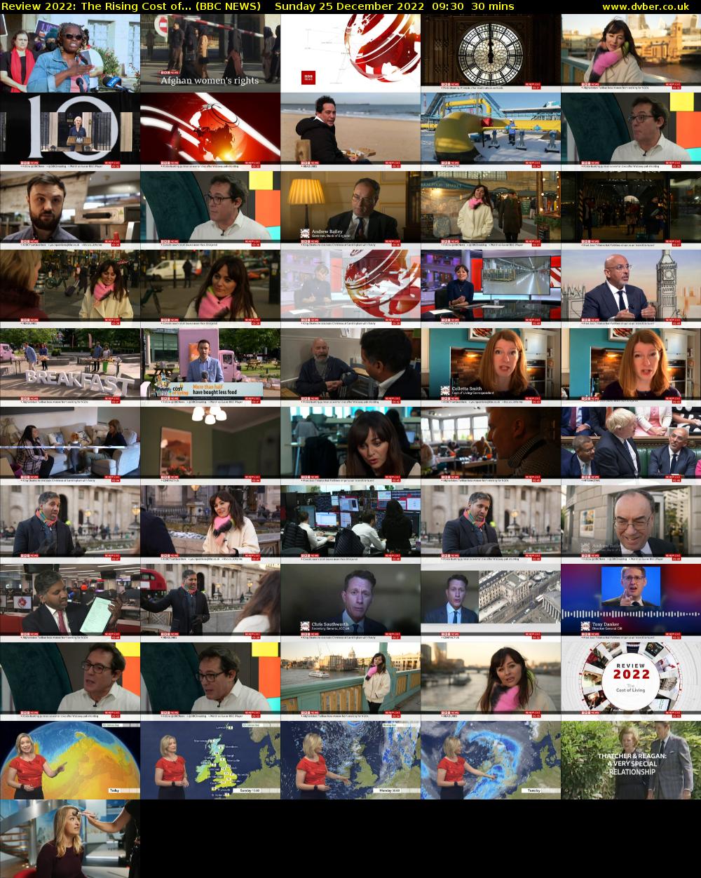 Review 2022: The Rising Cost of... (BBC NEWS) Sunday 25 December 2022 09:30 - 10:00