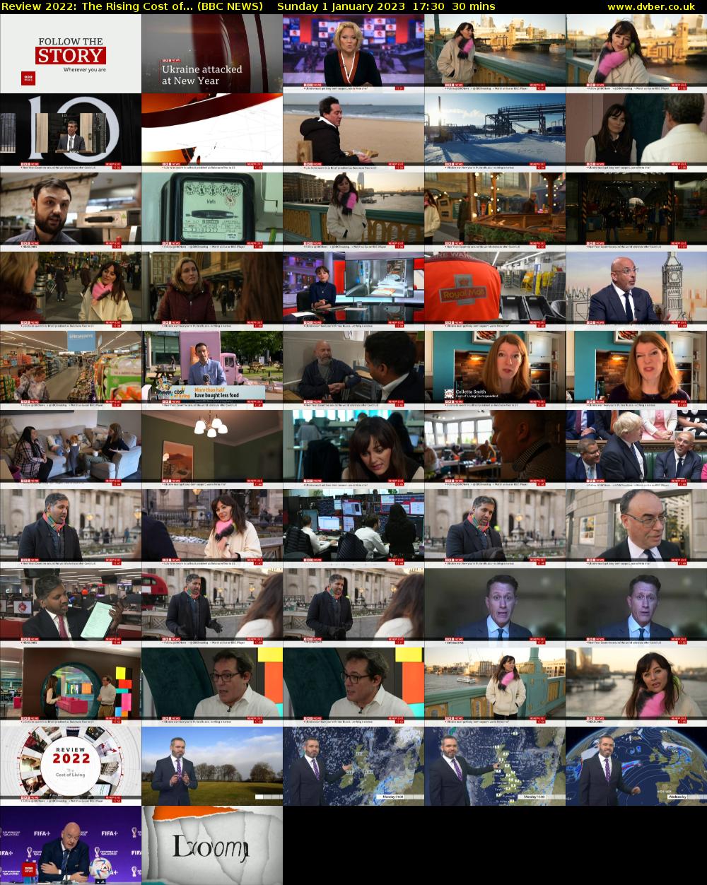 Review 2022: The Rising Cost of... (BBC NEWS) Sunday 1 January 2023 17:30 - 18:00