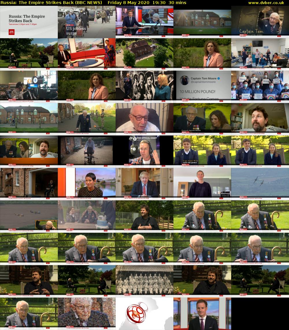 Russia: The Empire Strikes Back (BBC NEWS) Friday 8 May 2020 19:30 - 20:00