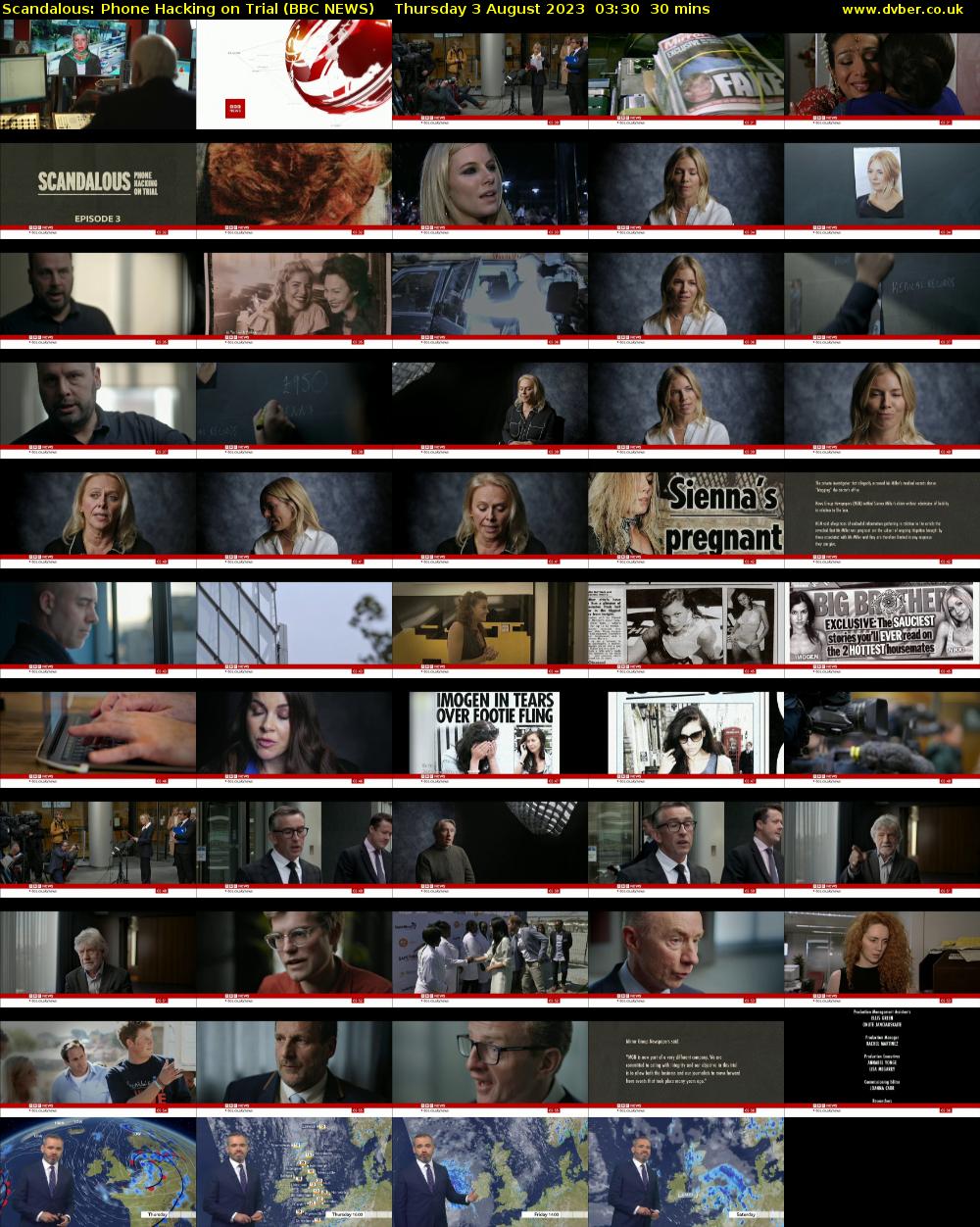 Scandalous: Phone Hacking on Trial (BBC NEWS) Thursday 3 August 2023 03:30 - 04:00