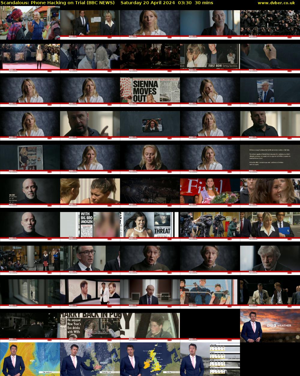 Scandalous: Phone Hacking on Trial (BBC NEWS) Saturday 20 April 2024 03:30 - 04:00