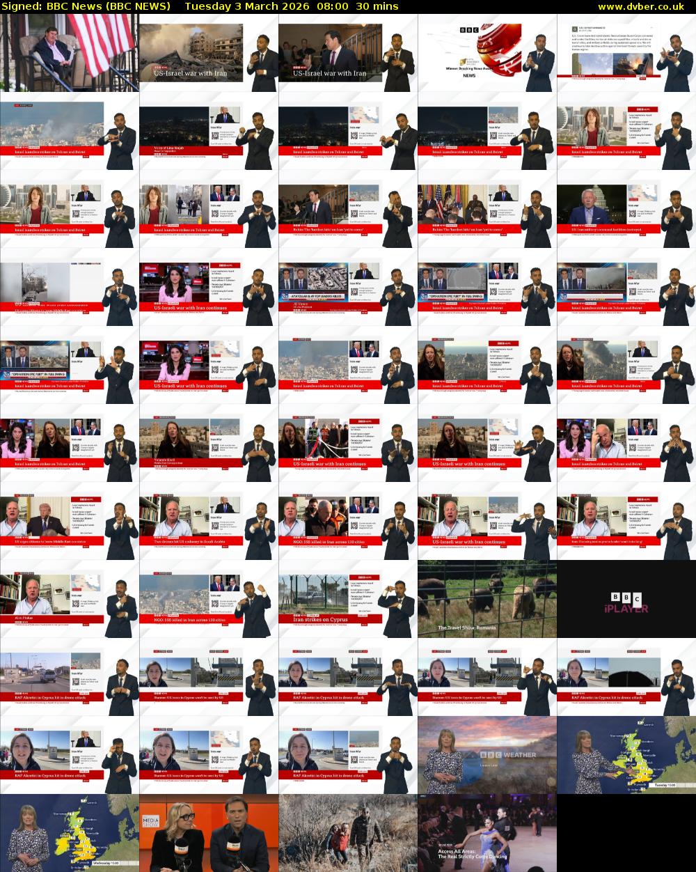 Signed: BBC News (BBC NEWS) Tuesday 3 March 2026 08:00 - 08:30
