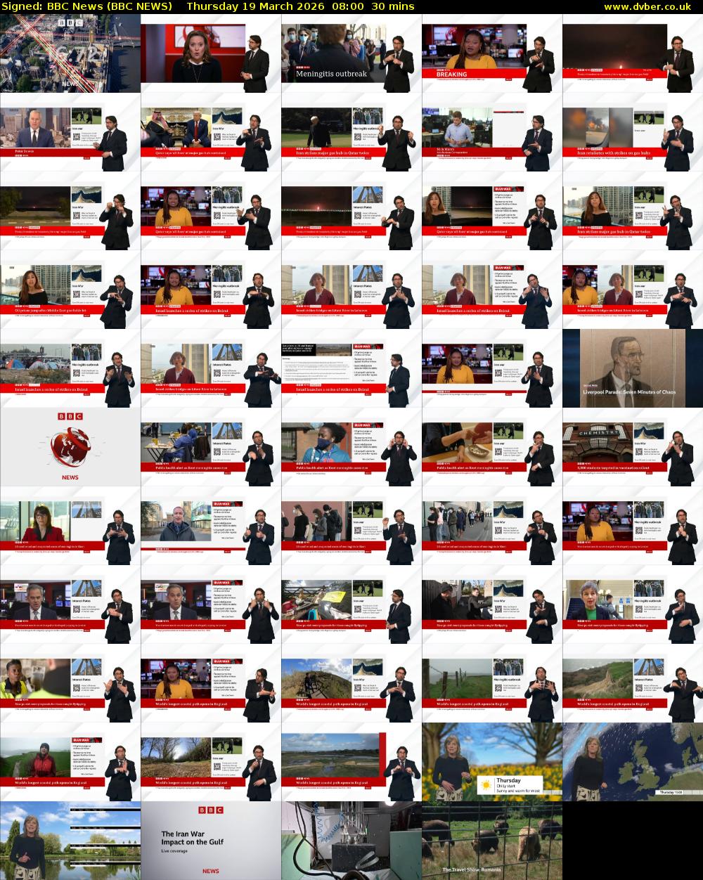 Signed: BBC News (BBC NEWS) Thursday 19 March 2026 08:00 - 08:30