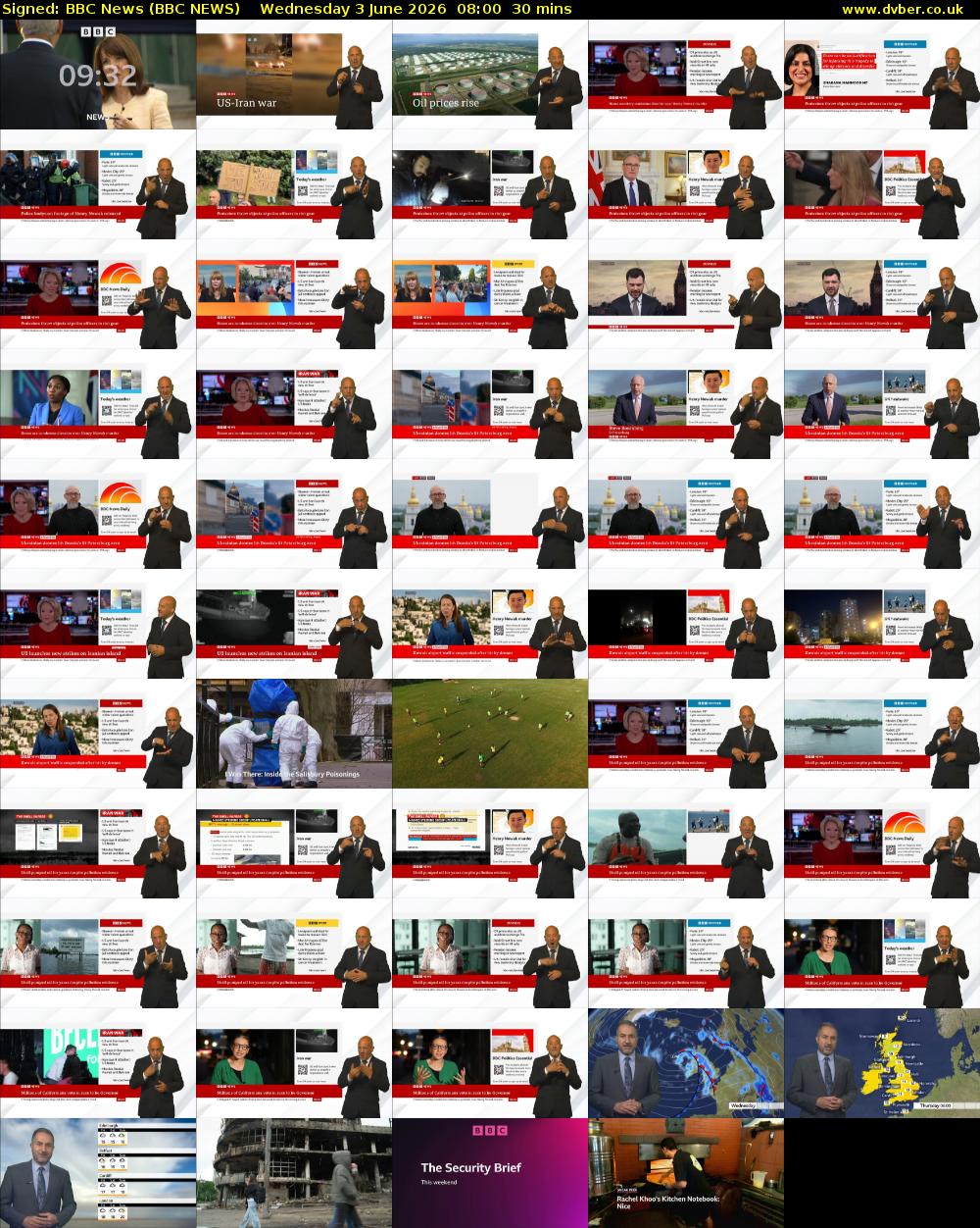 Signed: BBC News (BBC NEWS) Wednesday 3 June 2026 08:00 - 08:30
