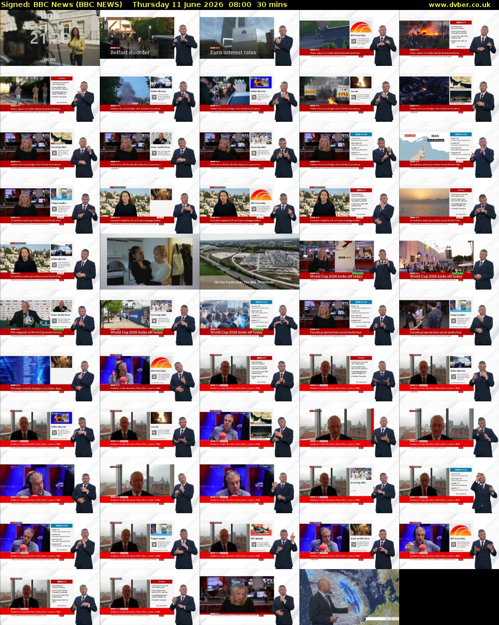 Signed: BBC News (BBC NEWS) Thursday 11 June 2026 08:00 - 08:30