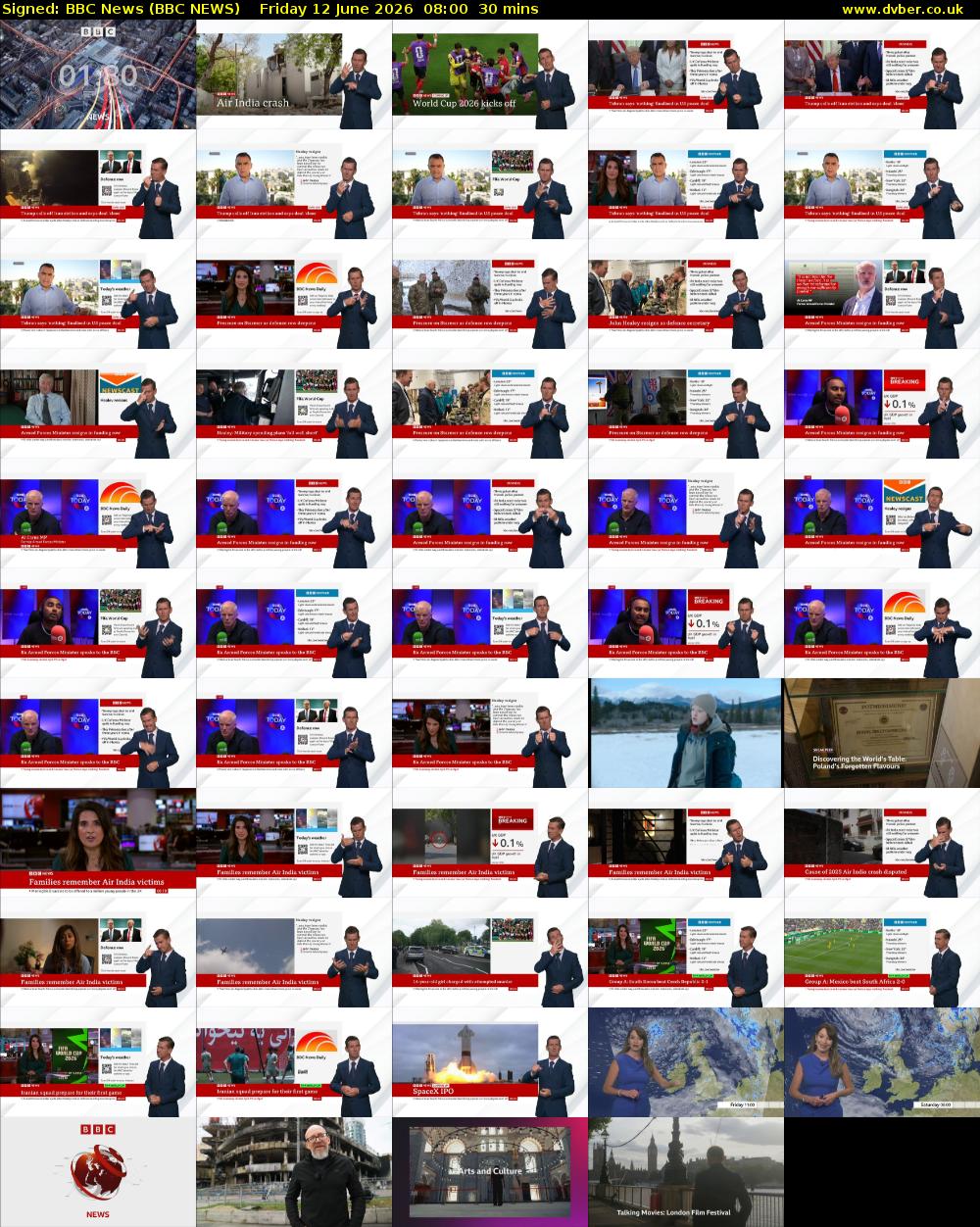 Signed: BBC News (BBC NEWS) Friday 12 June 2026 08:00 - 08:30
