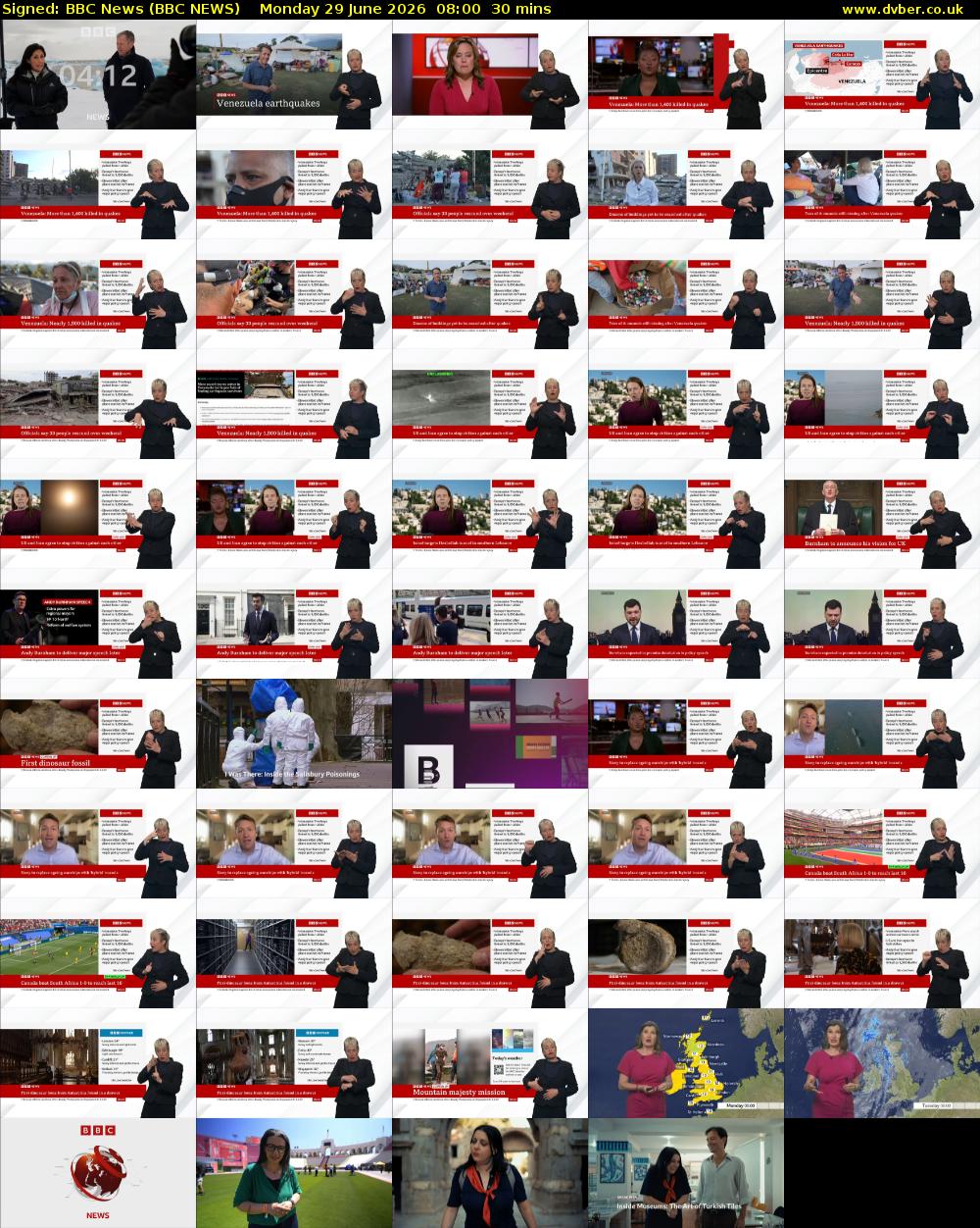 Signed: BBC News (BBC NEWS) Monday 29 June 2026 08:00 - 08:30