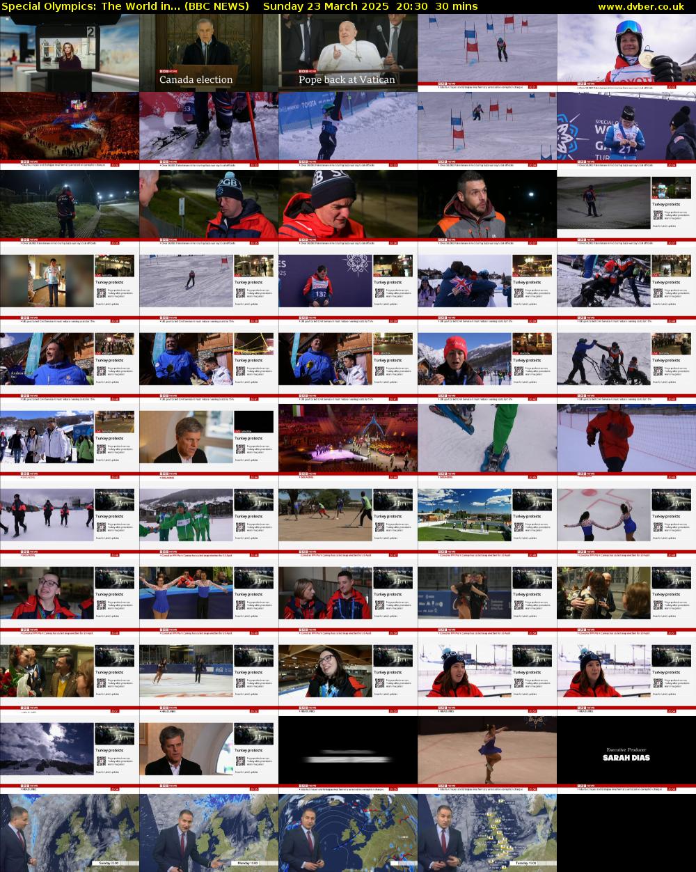 Special Olympics: The World in... (BBC NEWS) Sunday 23 March 2025 20:30 - 21:00