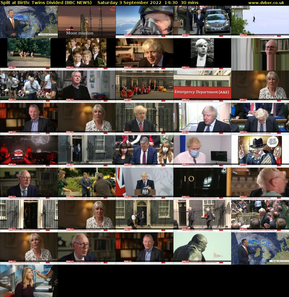 Split at Birth: Twins Divided (BBC NEWS) Saturday 3 September 2022 14:30 - 15:00