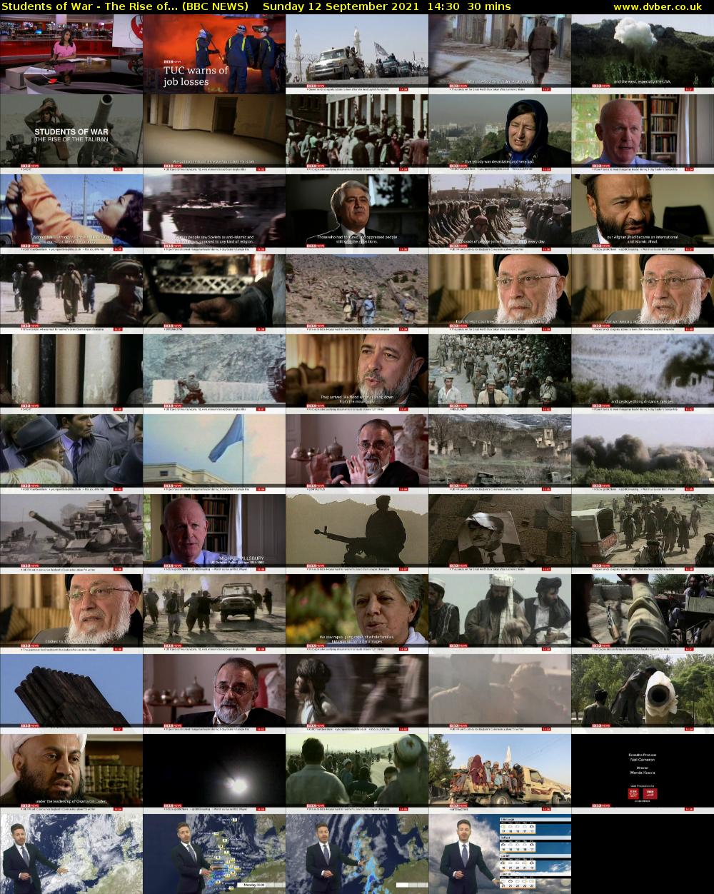 Students of War - The Rise of... (BBC NEWS) Sunday 12 September 2021 14:30 - 15:00
