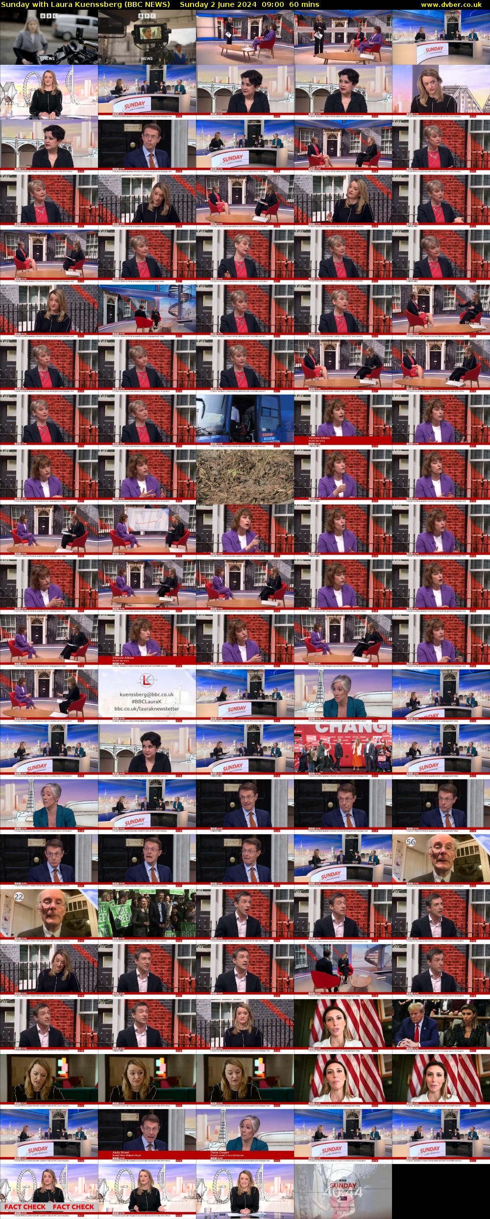 Sunday with Laura Kuenssberg (BBC NEWS) Sunday 2 June 2024 09:00 - 10:00