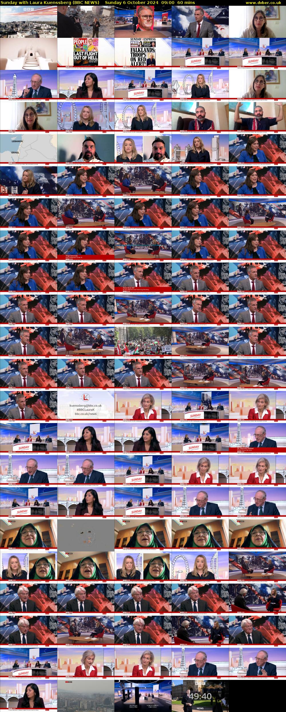 Sunday with Laura Kuenssberg (BBC NEWS) Sunday 6 October 2024 09:00 - 10:00