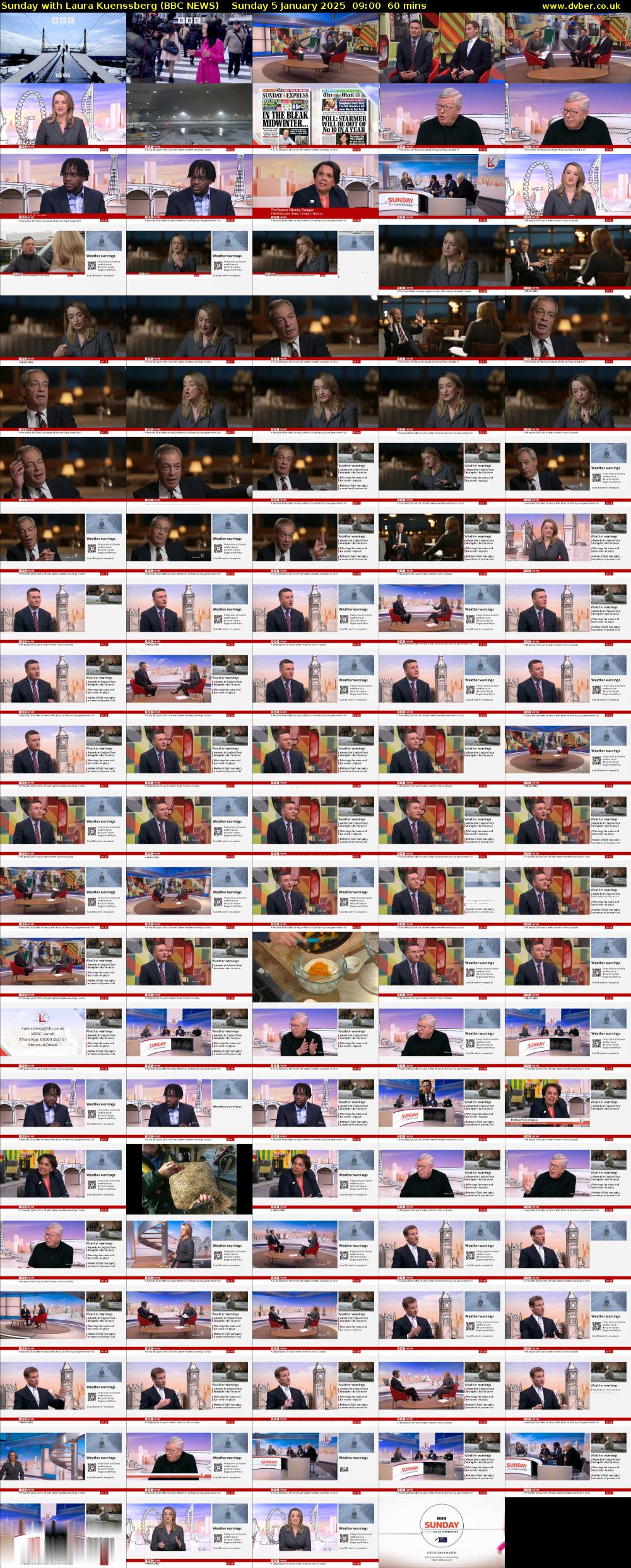 Sunday with Laura Kuenssberg (BBC NEWS) Sunday 5 January 2025 09:00 - 10:00