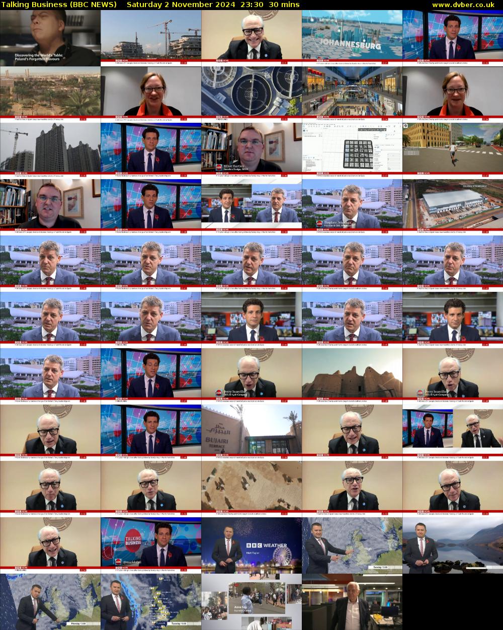 Talking Business (BBC NEWS) Saturday 2 November 2024 23:30 - 00:00