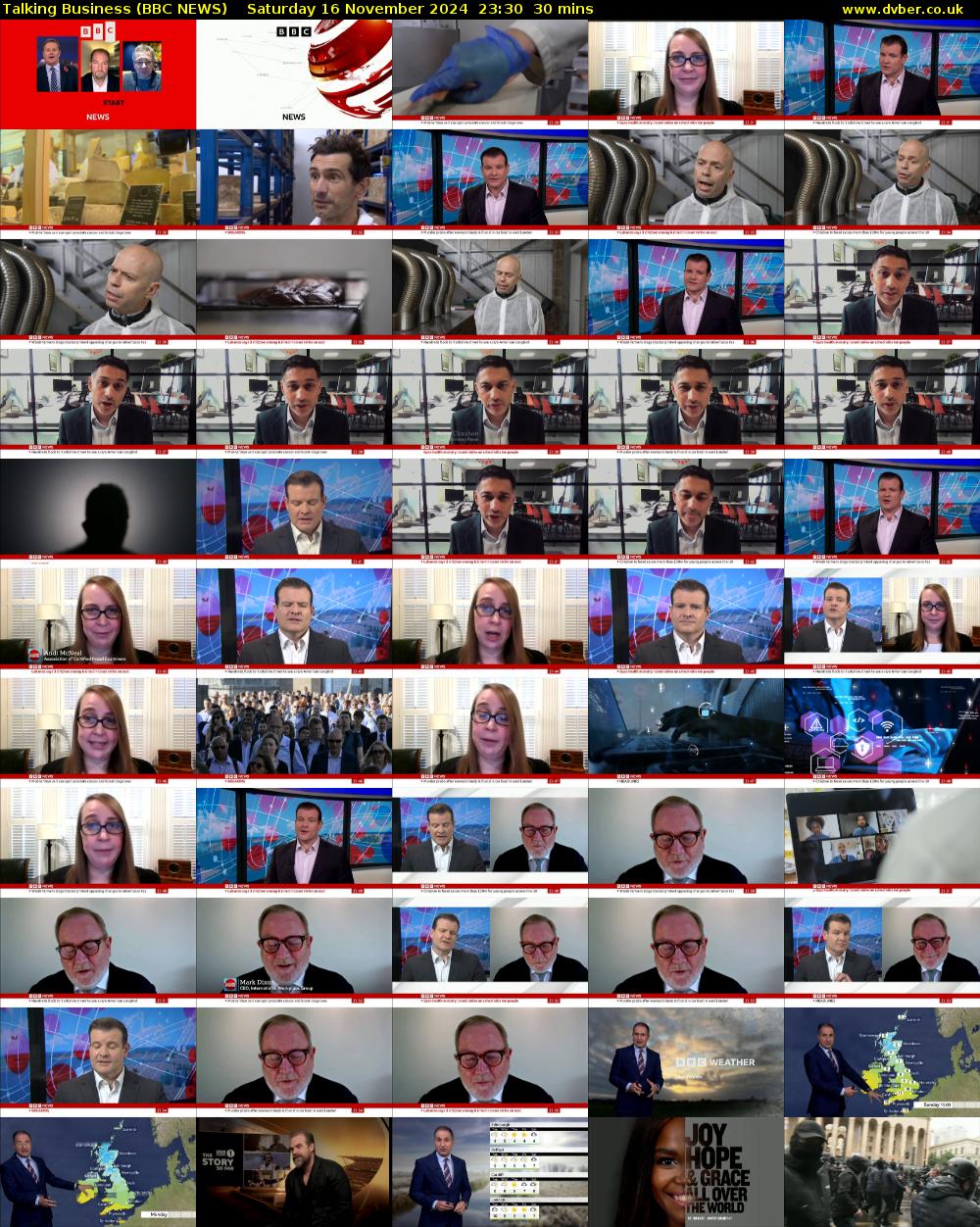 Talking Business (BBC NEWS) Saturday 16 November 2024 23:30 - 00:00