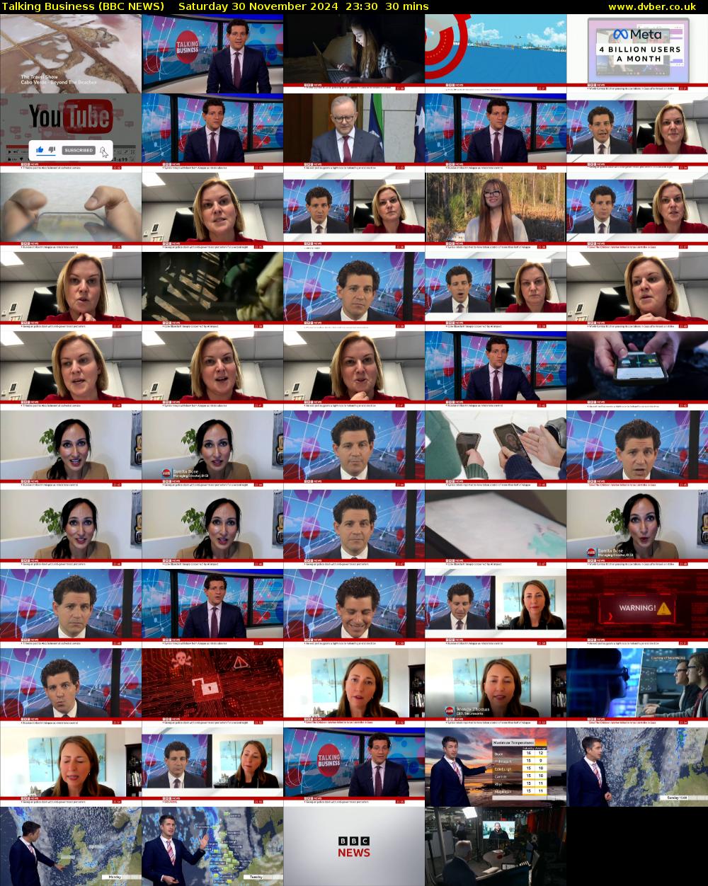 Talking Business (BBC NEWS) Saturday 30 November 2024 23:30 - 00:00
