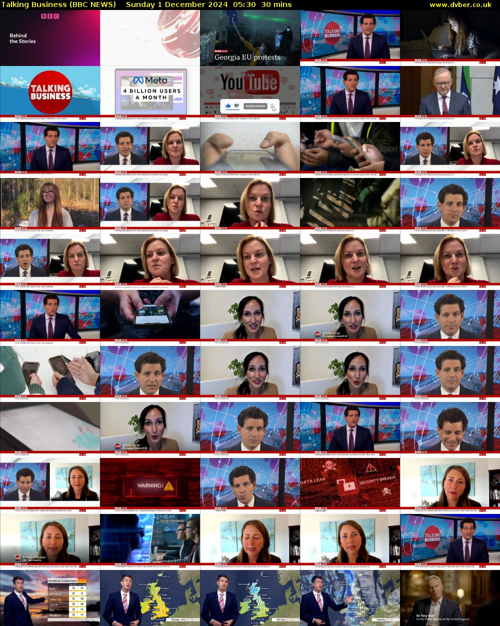 Talking Business (BBC NEWS) Sunday 1 December 2024 05:30 - 06:00