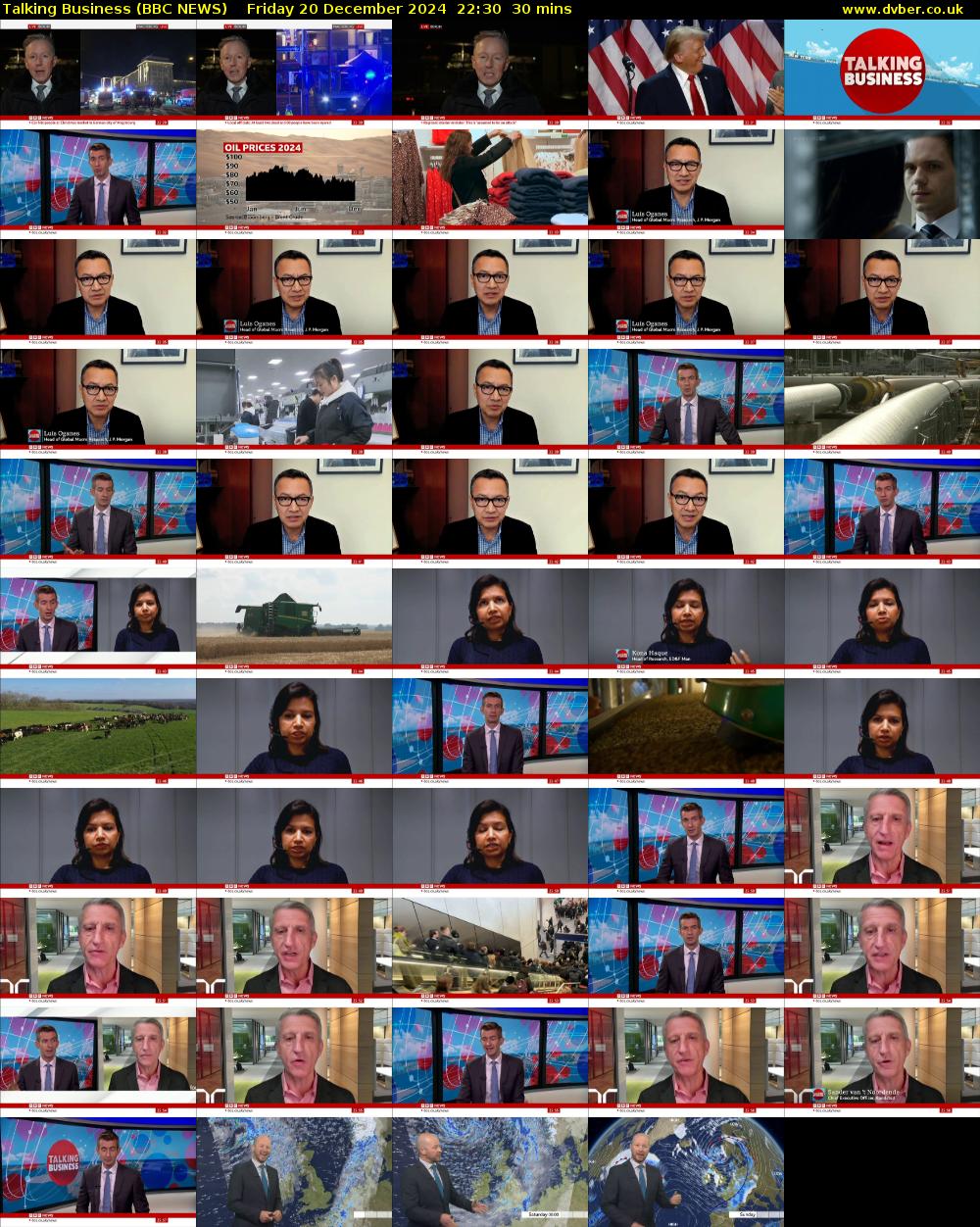 Talking Business (BBC NEWS) Friday 20 December 2024 22:30 - 23:00