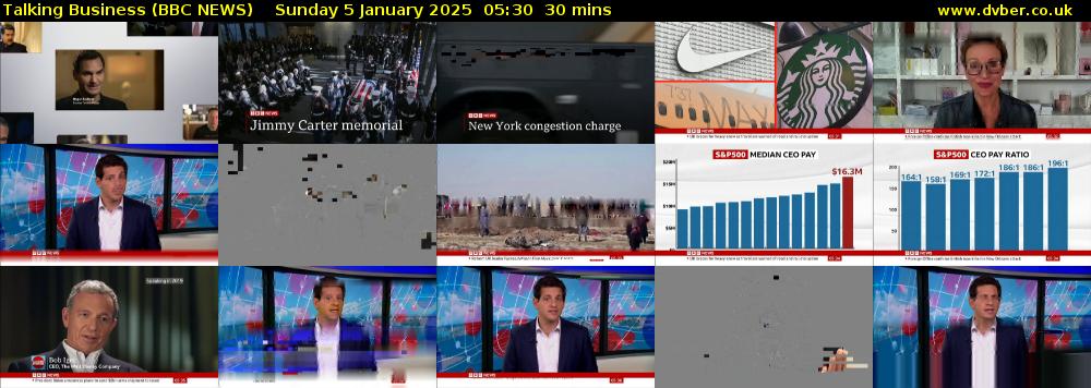 Talking Business (BBC NEWS) Sunday 5 January 2025 05:30 - 06:00