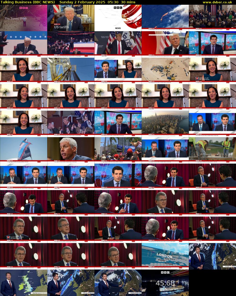 Talking Business (BBC NEWS) Sunday 2 February 2025 05:30 - 06:00