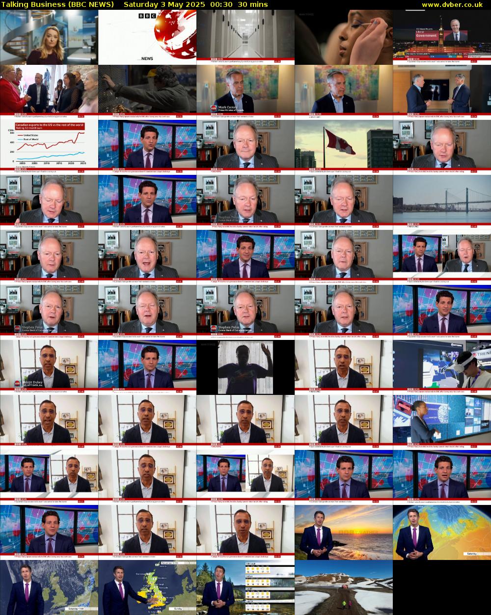 Talking Business (BBC NEWS) Saturday 3 May 2025 00:30 - 01:00