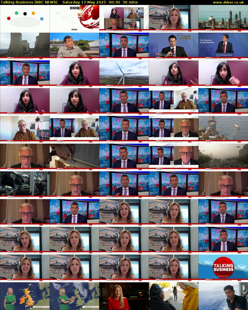 Talking Business (BBC NEWS) Saturday 17 May 2025 00:30 - 01:00