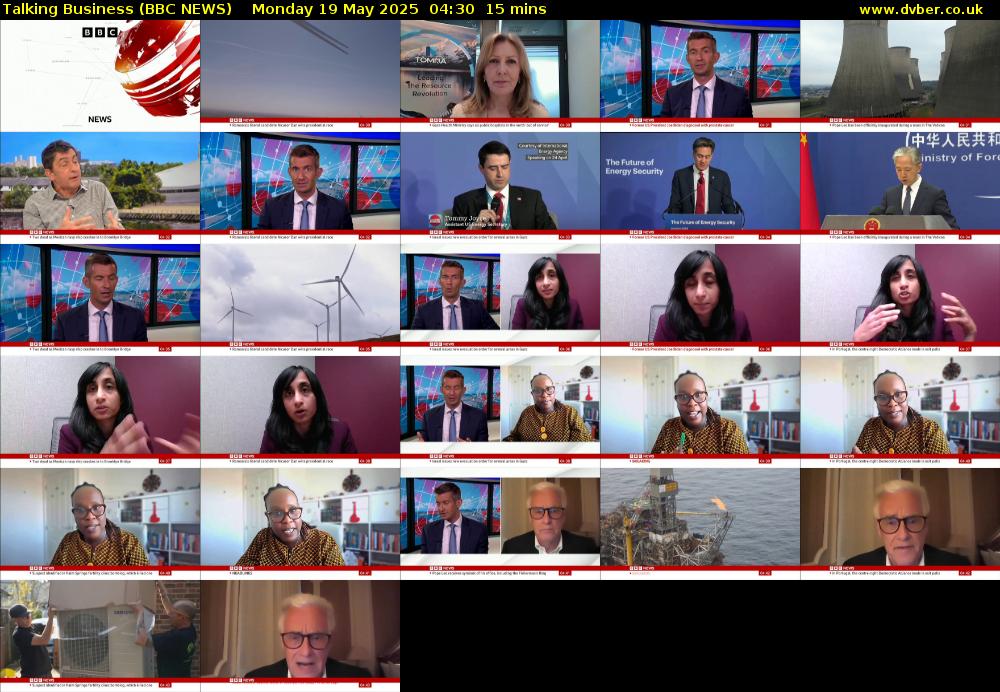 Talking Business (BBC NEWS) Monday 19 May 2025 04:30 - 04:45