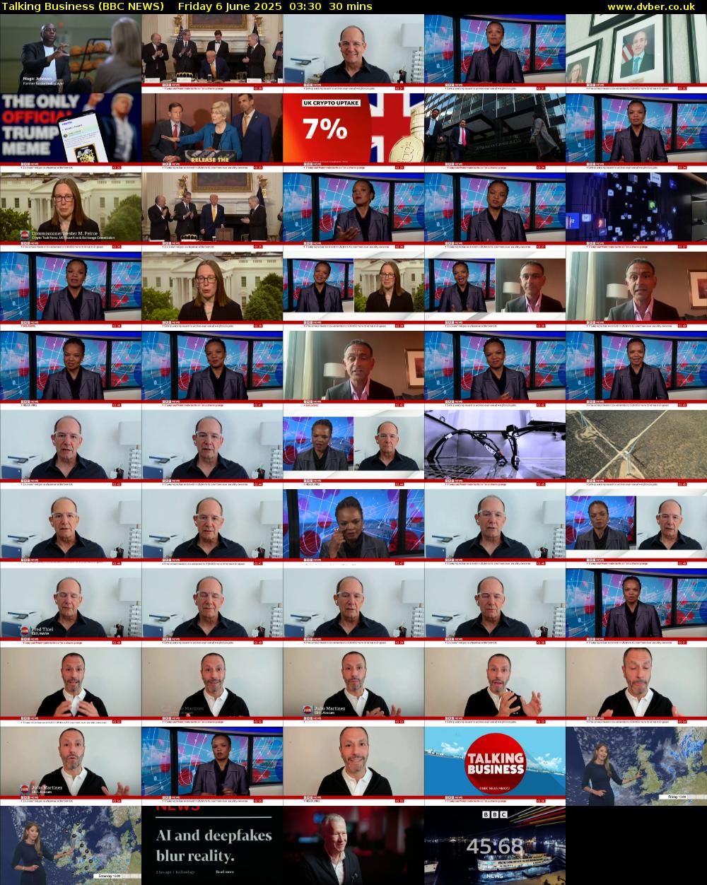 Talking Business (BBC NEWS) Friday 6 June 2025 03:30 - 04:00