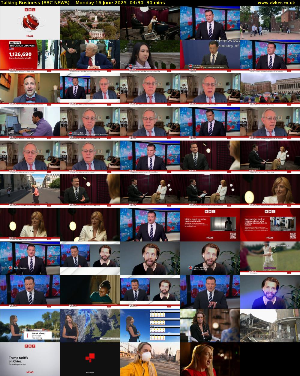 Talking Business (BBC NEWS) Monday 16 June 2025 04:30 - 05:00