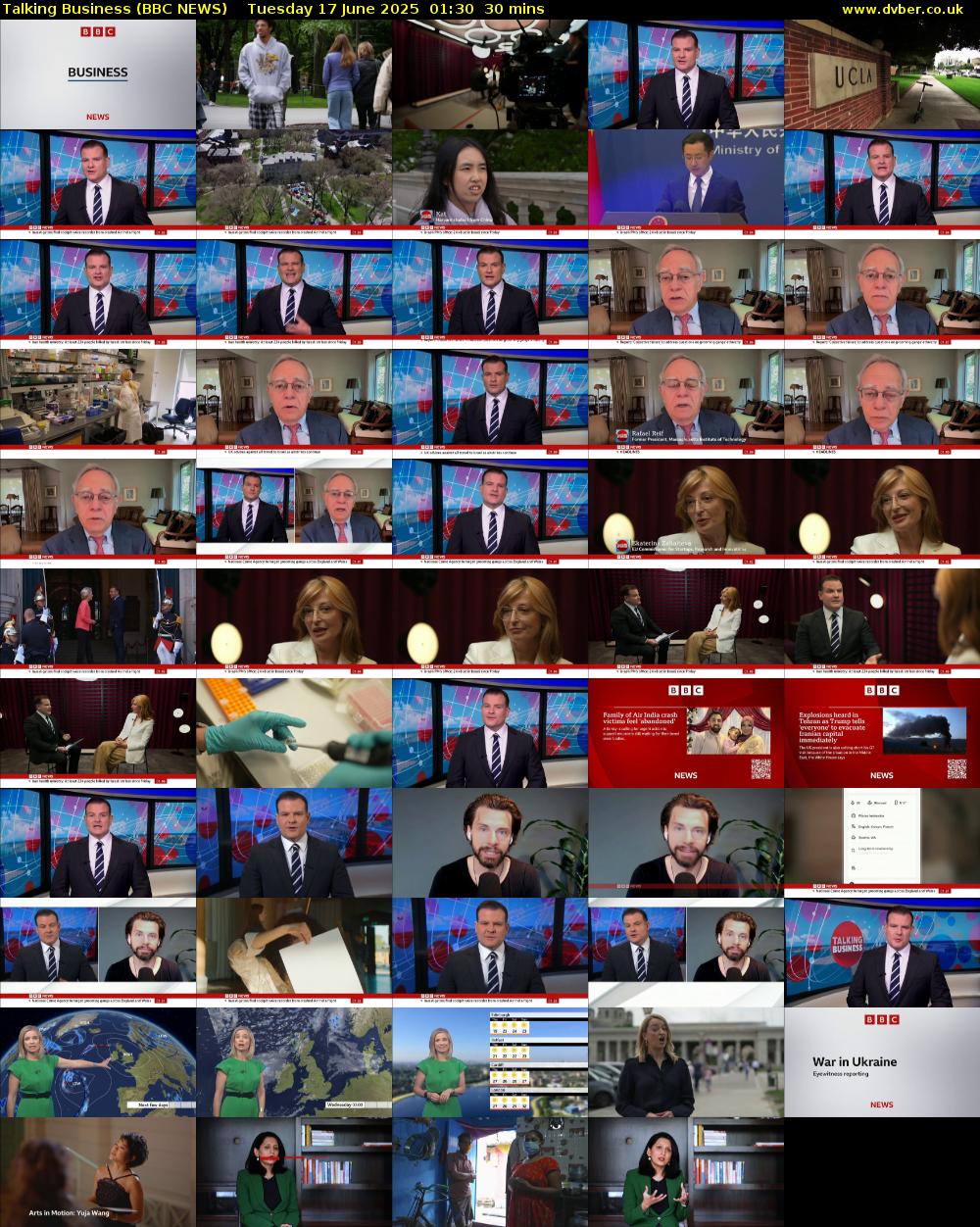Talking Business (BBC NEWS) Tuesday 17 June 2025 01:30 - 02:00