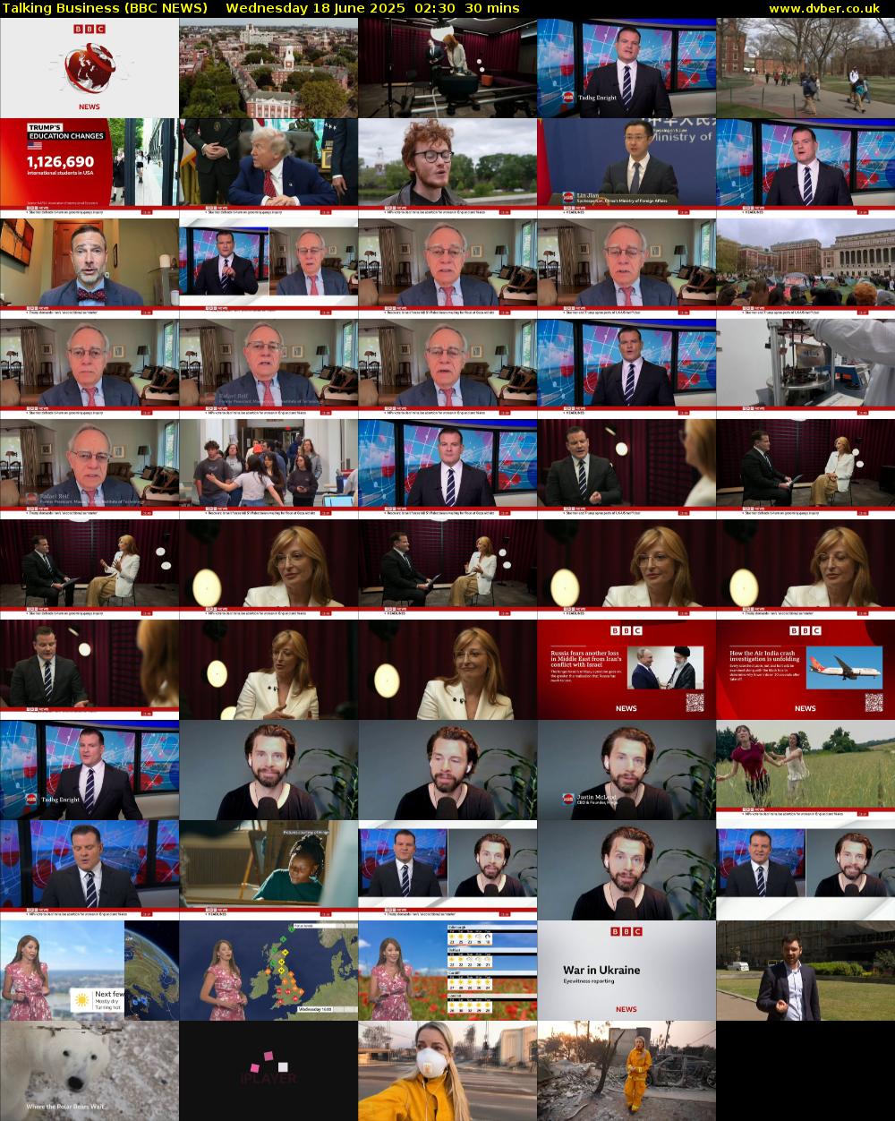 Talking Business (BBC NEWS) Wednesday 18 June 2025 02:30 - 03:00
