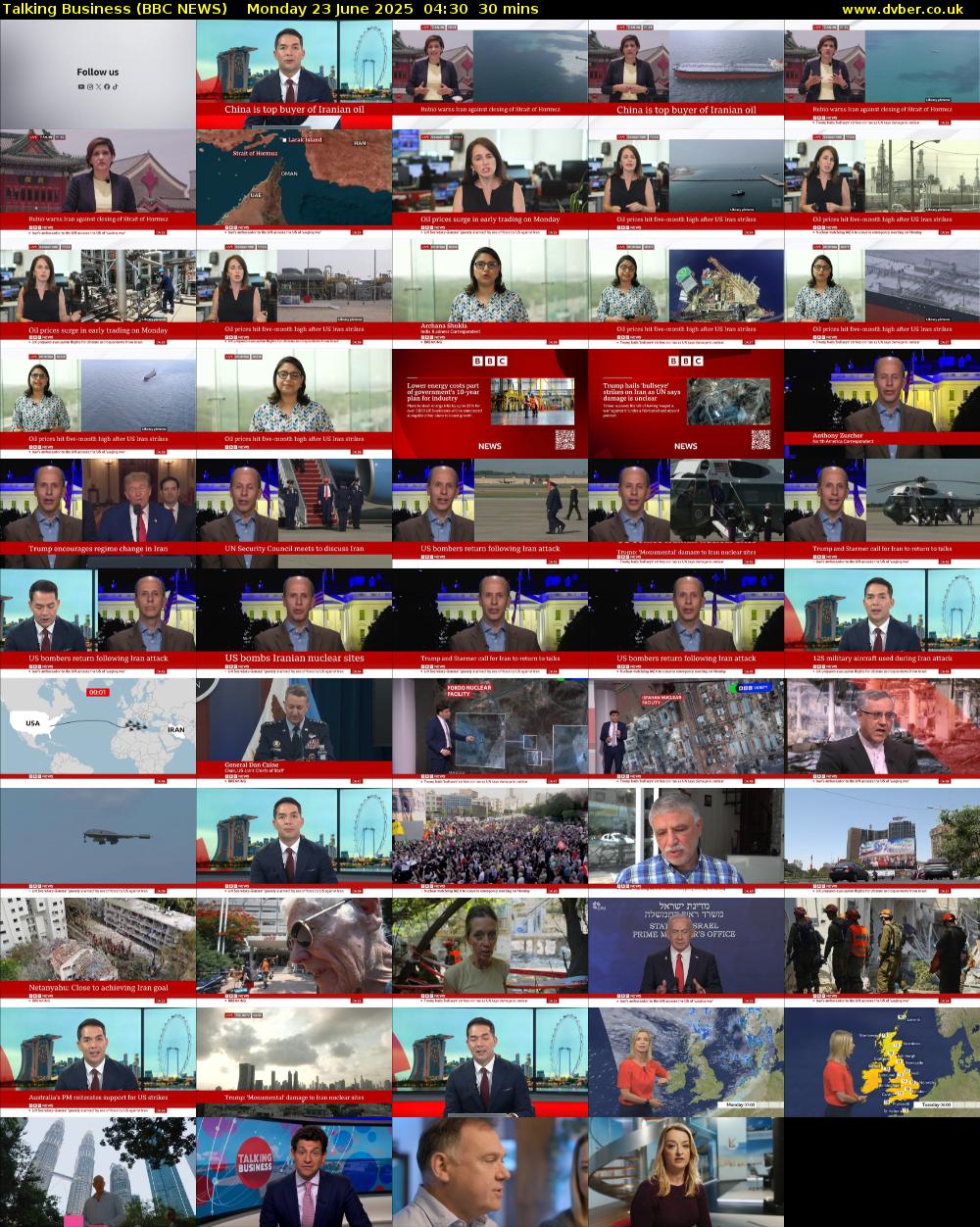 Talking Business (BBC NEWS) Monday 23 June 2025 04:30 - 05:00