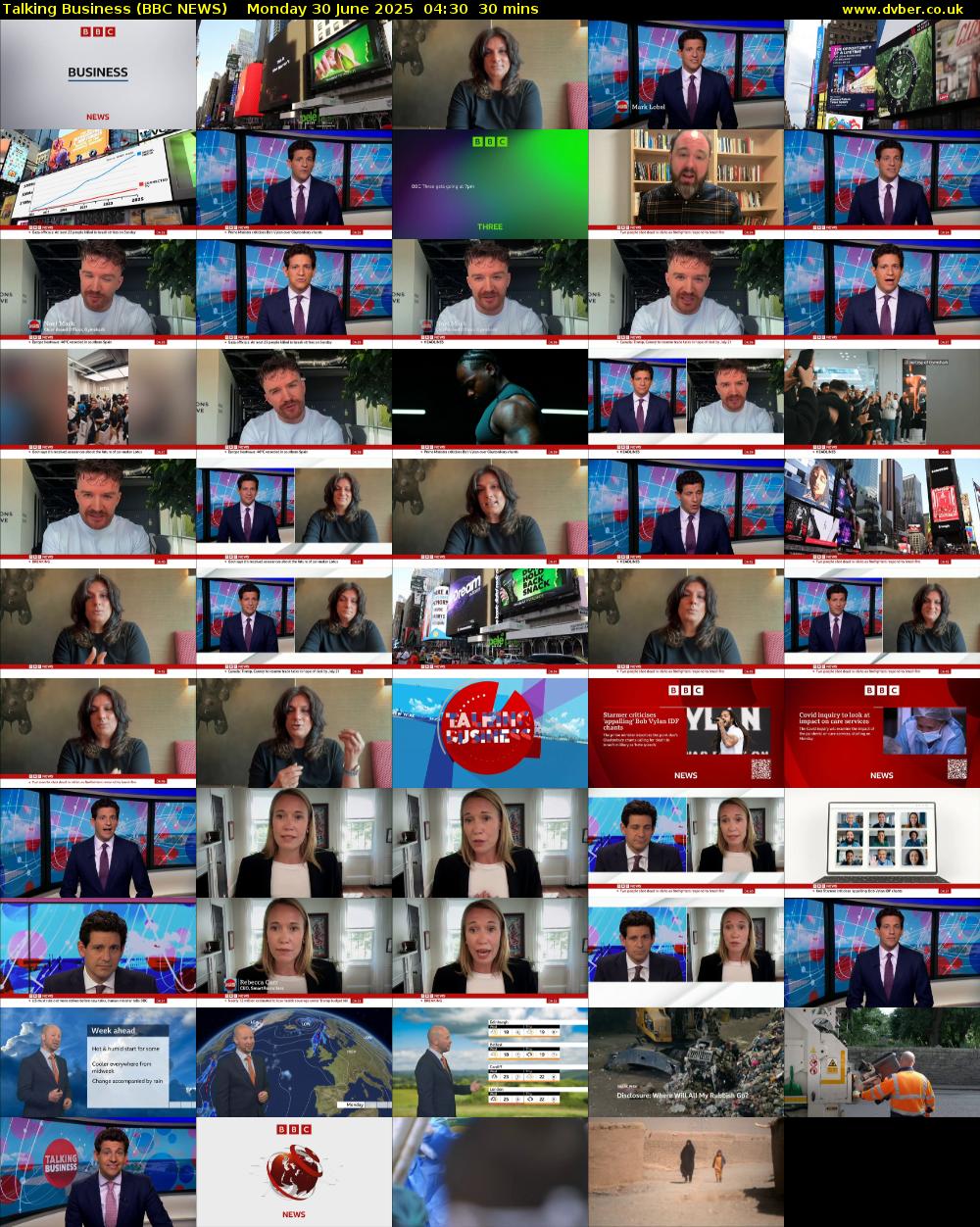 Talking Business (BBC NEWS) Monday 30 June 2025 04:30 - 05:00